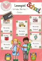 Vorschau - Spiele - Lesespiel: Ich habe...Wer hat...? - Schule - Deckblatt
