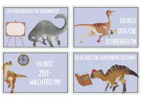 Vorschau - Bildkarten - Rollenkarten zum Dino-Motto - Seite 2