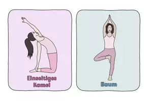Vorschau - Mal- und Bastelvorlagen - Asanas, Mandalas & Yogakarten - Seite 1