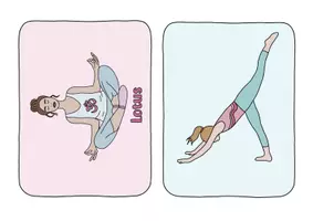 Vorschau - Mal- und Bastelvorlagen - Asanas, Mandalas & Yogakarten - Seite 3