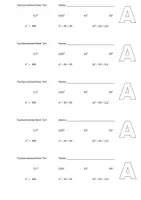 Vorschau - Klassenarbeiten - Klassenarbeit quadratische_Gleichungen (A/B) - Deckblatt
