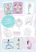 Vorschau - Mal- und Bastelvorlagen - Asanas, Mandalas & Yogakarten - Deckblatt