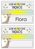 Vorschau - Arbeitsblätter - Schulstart, Schulanfang (Giraffen können tanzen) - Seite 3