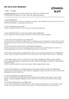 Vorschau - Arbeitsblätter - 1 Video, 10 Fragen: Wer steckt hinter Wikipedia? - Seite 1
