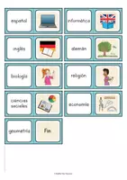 Vista previa - Juegos / Gamificación - Asignaturas escolares - juego de dominó para primaria - página 2