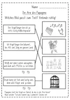 Vorschau - Arbeitsblätter - Die Arie des Papageno - Bildkarten und Arbeitsblatt - Seite 3