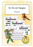 Vorschau - Arbeitsblätter - Mitspielsatz zur Arie des Papageno - Deckblatt