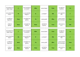 Vorschau - Spiele - Le passé composé – Dominos - Seite 1