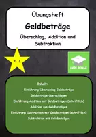 Vorschau - Unterrichtsreihen - Geldbeträge - Überschlagen, Addieren, Subtrahieren - Deckblatt
