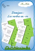 Vorschau - Spiele - Les verbes en -re – Dominos - Deckblatt