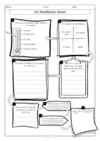 Vorschau - Arbeitsblätter - My feedback-sheet: Englische Version - Seite 2