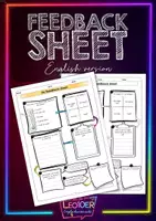Vorschau - Arbeitsblätter - My feedback-sheet: Englische Version - Deckblatt