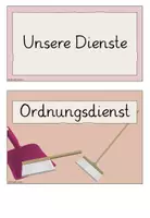 Vorschau - Bildkarten - Klassendienste - Visualisierung - boho - Seite 1