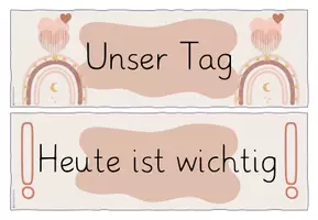 Vorschau - Bildkarten - Tagestransparenz - Visualisierung - boho - Seite 1