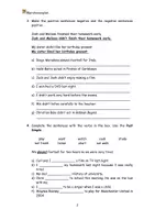 anteprima - Esercizi - Scheda del "Was/Were" in inglese. - Pagina 2