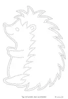 Vorschau - Mal- und Bastelvorlagen - Fensterbilder Herbst zum Prickeln Fensterdeko basteln - Seite 2