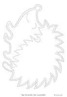 Vorschau - Mal- und Bastelvorlagen - Fensterbilder Herbst zum Prickeln Fensterdeko basteln - Seite 3