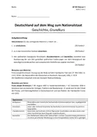 Vorschau - Klassenarbeiten - Klausur: Rede von Stromeyer auf dem Hambacher Fest 1832 - Deckblatt