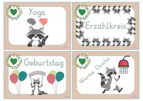 Vorschau - Spiele - Waschbärklasse Materialpaket Waschbär Schulbeginn - Seite 3
