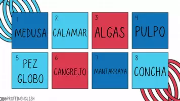 Προεπισκόπηση - Flashcards - Προσοχή: Ζώα της θάλασσας στα Ισπανικά! - Σελίδα 2
