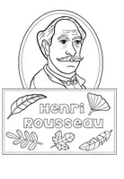 Vorschau - Arbeitsblätter - Künstler - Flipbook - Henri Rousseau - einen Steckbrief erstellen & Kunstbetrachtung - Seite 3