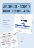 Vorschau - Arbeitsblätter - Gewissensbisse - Projekt zu Fragen ethischen Handelns - Deckblatt