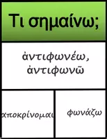 Προεπισκόπηση - Flashcards - Flashcards φωνή λεξιλογικός πίνακας Α Γυμνασίου Ενότητα 4 - Εξώφυλλο