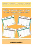 Vorschau - Arbeitsblätter - Wortarten ABC Spiel ("Stadt Land Fluss") - Deckblatt