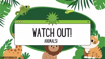 anteprima - Giochi - Watch out! Animali in inglese! - Pagina di copertina