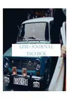 Vorschau - Unterrichtsreihen - "Tschick" - Lesejournal/ Portfolio - Deckblatt