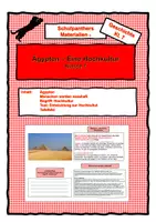 Vorschau - Arbeitsblätter - Materialpaket Altes Ägypten - Seite 1