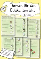 Vorschau - Lehrpläne/Lehrermaterial - Themen für den Ethikunterricht 2. Klasse #ideensammlung - Deckblatt