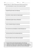 Vorschau - Arbeitsblätter - AB mit Fragen zum Thema "Nahrungsbestandteile und ihre Bedeutung" + Lösungsblatt + Infografik - Deckblatt