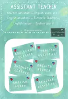 Vorschau - Anderer Materialtyp - assistant teacher sign - Schild für den assistant teacher - Deckblatt