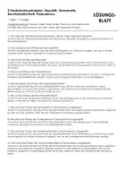 Vorschau - Arbeitsblätter - 1 Video - 10 Fragen: 5 Staatsstrukturprinzipien- Republik, Demokratie, Rechtsstaatlichkeit, Föderalismus - Seite 1