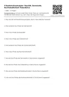 Vorschau - Arbeitsblätter - 1 Video - 10 Fragen: 5 Staatsstrukturprinzipien- Republik, Demokratie, Rechtsstaatlichkeit, Föderalismus - Seite 3
