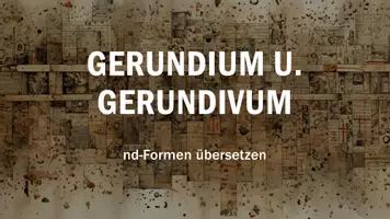 Vorschau - Präsentationen/Tafelbilder - Gerundium Gerundivum Einführung - Powerpoint - Seite 1