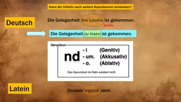 Vorschau - Präsentationen/Tafelbilder - Gerundium Gerundivum Einführung - Powerpoint - Seite 3