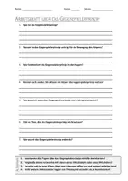 Vorschau - Arbeitsblätter - Lernposter + AB mit Fragen zum Thema "Gegenspielerprinzip" + Lösungsblatt + Mindmap + Infografik - Seite 1