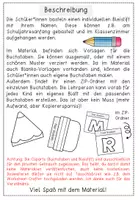 Vorschau - Mal- und Bastelvorlagen - Bleistift Kunstprojekt - Mein Name - Bastelvorlage inklusive Cliparts - Seite 2