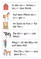Vorschau - Arbeitsblätter - Schreibspaziergang Bauernhof - Seite 1