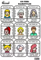 Vista previa - Juegos / Gamificación - DESCRIBING HAIRSTYLES – Go Fish Game - página 2