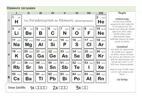 Vorschau - Spiele - Periodensystem - Spiele (Hauptgruppen) | Chemie Klasse 8-10 - Seite 2