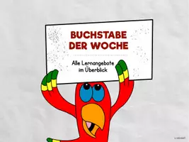 Vorschau - Arbeitsblätter - Buchstabe der Woche - Materialpaket für Klasse 1 (NEU) - Seite 1