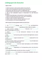 Vorschau - Arbeitsblätter - Lückentext: Lieblingssport der Deutschen (mp3). A2/B1 - Seite 2