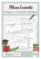 Vorschau - Stundenentwürfe - Leserolle Vorlage Methode zur Auseinandersetzung mit einem Buch - Deckblatt