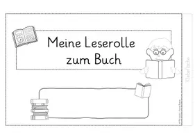 Vorschau - Stundenentwürfe - Leserolle Vorlage Methode zur Auseinandersetzung mit einem Buch - Seite 1