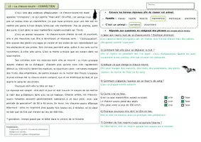 Aperçu - Feuilles d'exercices - Extraits gratuits - Fichier de lecture documentaire Animaux CE / CM - Page 2