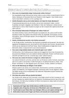 Vorschau - Arbeitsblätter - AB mit Fragen zum Thema "Antike Kulturen" + Lösungsblatt - Seite 1