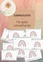 Vorschau - Arbeitsblätter - Sammelkarten für gutes Lernverhalten! BELOHNUNGSSYSTEM - Deckblatt
